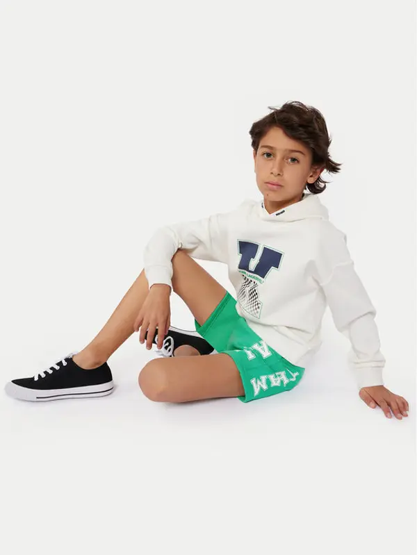 Karl Lagerfeld Kids Karl Lagerfeld Kids Sportske kratke hlače Z30025 D Zelena Regular Fit