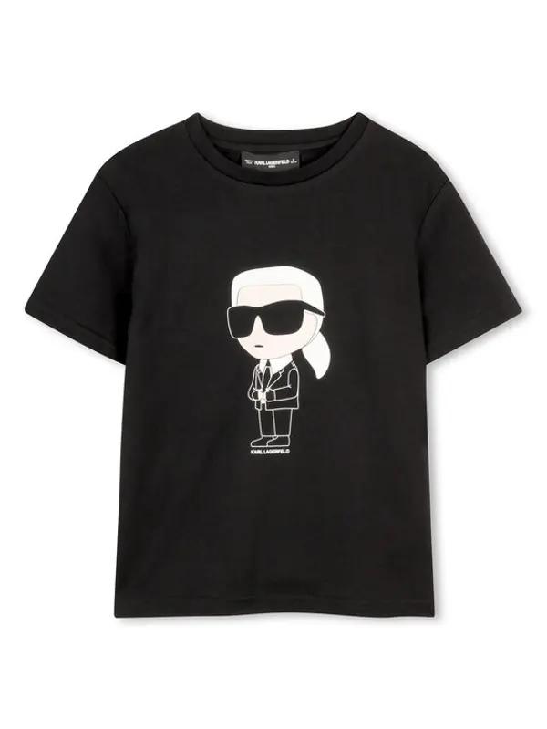 Karl Lagerfeld Kids Karl Lagerfeld Kids T-shirt Z31096 D Crna Regular Fit
