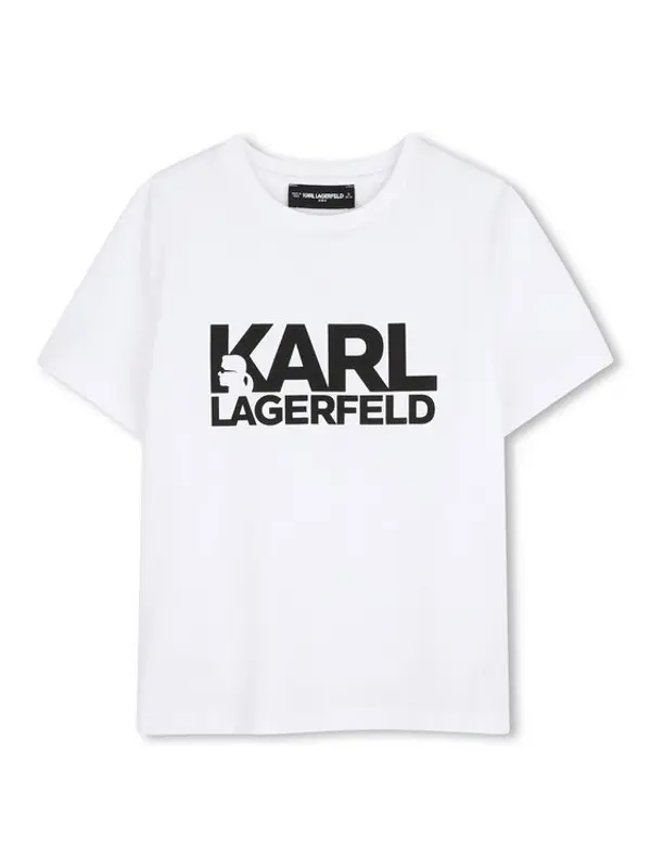 Karl Lagerfeld Kids Karl Lagerfeld Kids T-shirt Z31098 Bijela Regular Fit