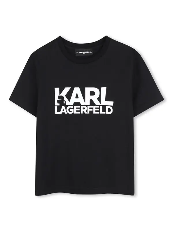 Karl Lagerfeld Kids Karl Lagerfeld Kids T-shirt Z31098 S Crna Regular Fit