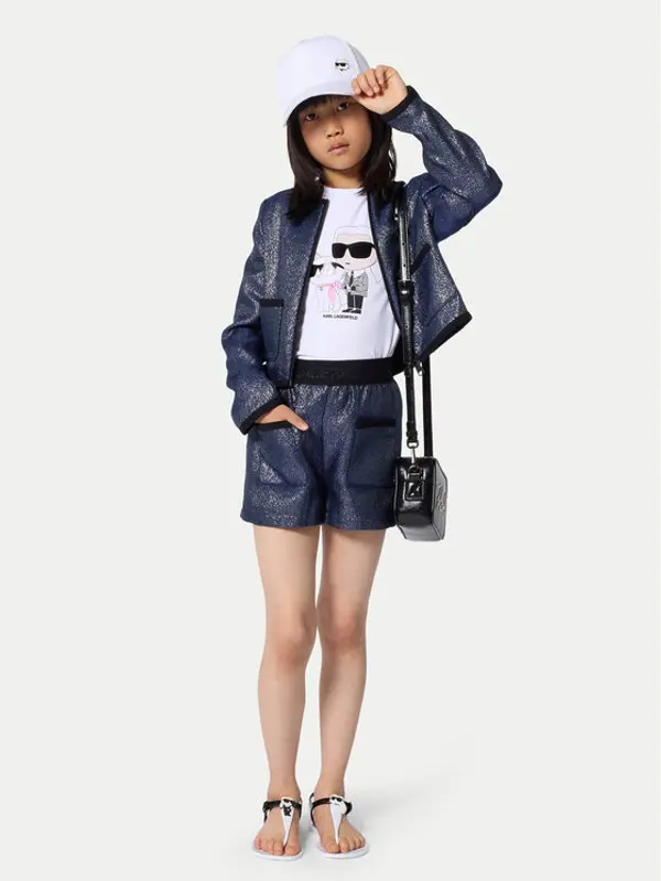 Karl Lagerfeld Kids Karl Lagerfeld Kids T-shirt Z31157 S Bijela Regular Fit