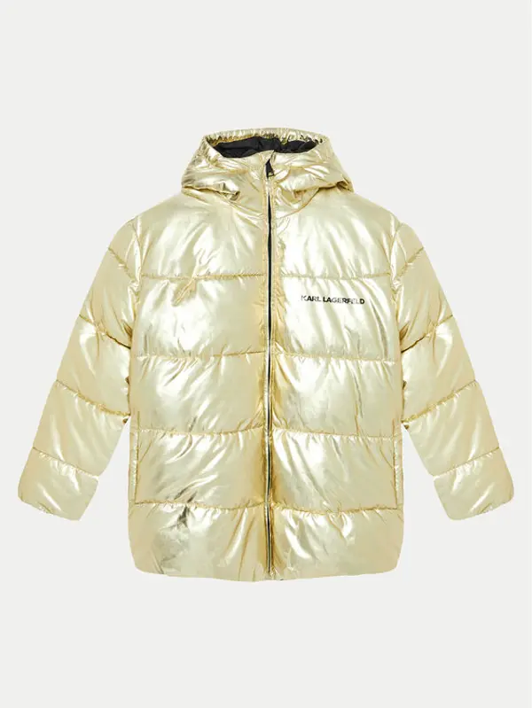 Karl Lagerfeld Kids Karl Lagerfeld Kids Zimska jakna Z30234 D Zlatna Regular Fit