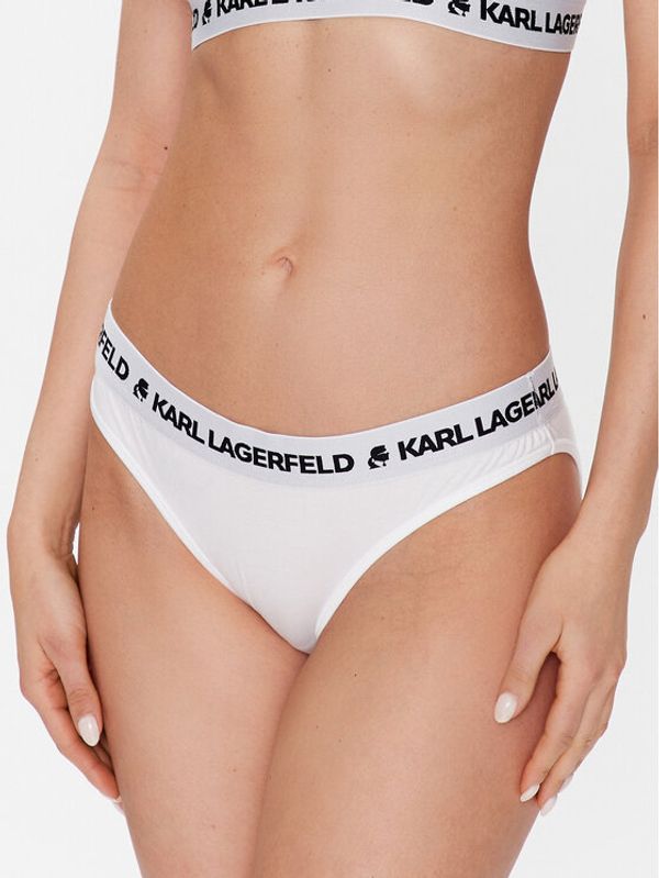 KARL LAGERFELD KARL LAGERFELD Klašične gaćice Logo 211W2111 Bijela