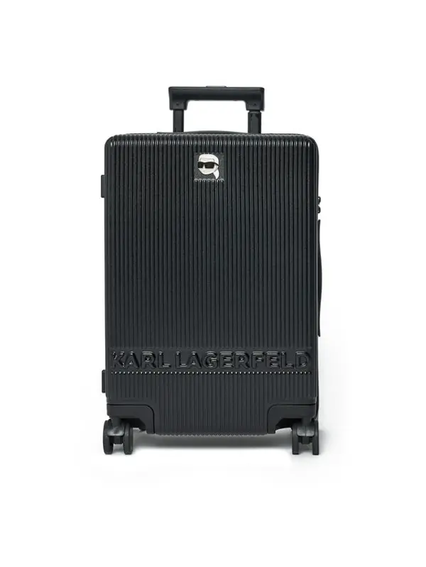 Karl Lagerfeld KARL LAGERFELD Kofer za kabinu A1W30421 Crna
