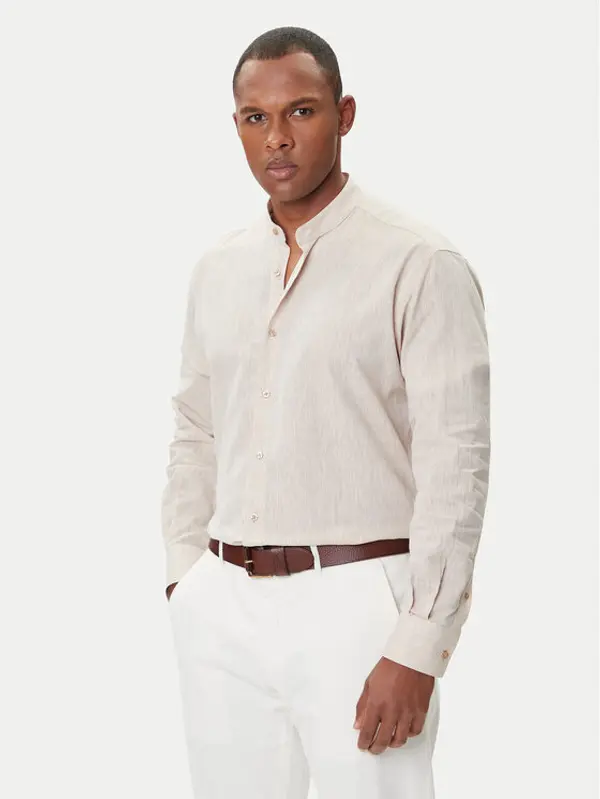 Karl Lagerfeld KARL LAGERFELD Košulja 605035 552627 Bež Regular Fit