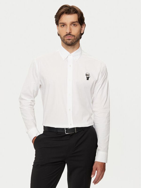 KARL LAGERFELD KARL LAGERFELD Košulja 605911 544671 Bijela Regular Fit