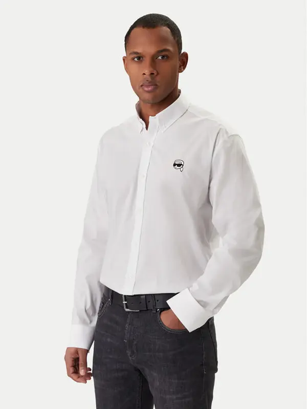 Karl Lagerfeld KARL LAGERFELD Košulja 605912 561600 Bijela Regular Fit