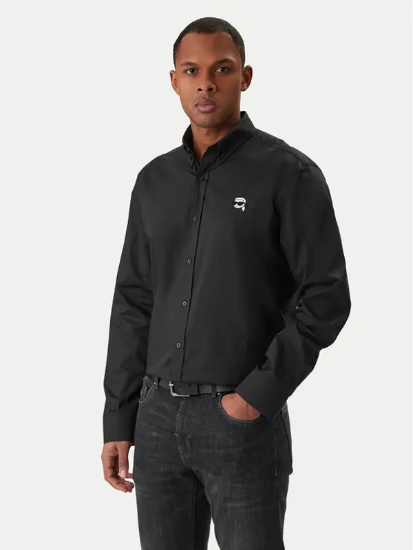 Karl Lagerfeld KARL LAGERFELD Košulja 605912 561600 Crna Regular Fit