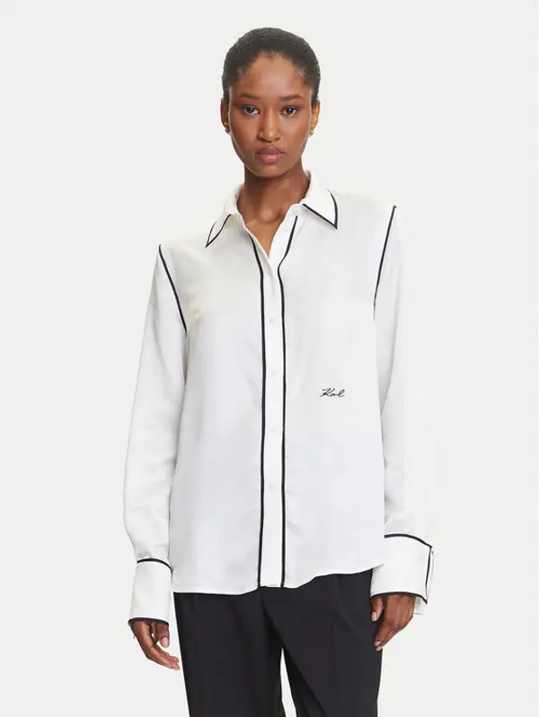 Karl Lagerfeld KARL LAGERFELD Košulja A3W11012 Bijela Regular Fit