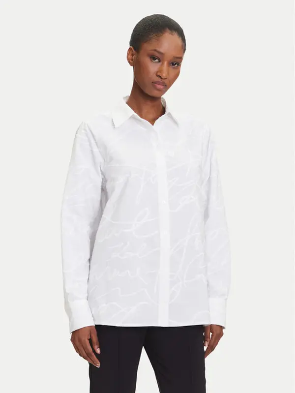 Karl Lagerfeld KARL LAGERFELD Košulja A3W11021 Bijela Regular Fit