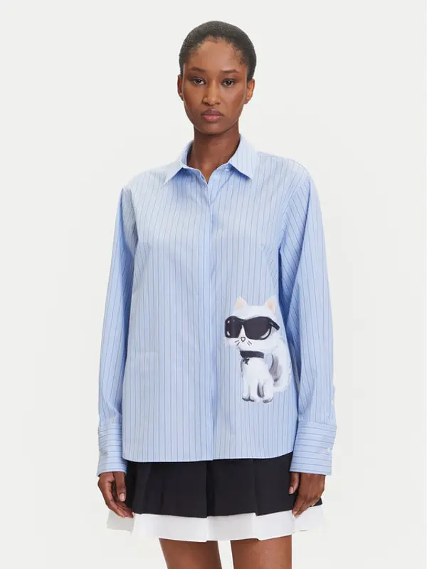 Karl Lagerfeld KARL LAGERFELD Košulja A3W11029 Plava Regular Fit