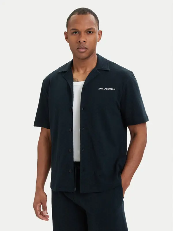 Karl Lagerfeld KARL LAGERFELD Košulja B2M46063 Tamnoplava Slim Fit