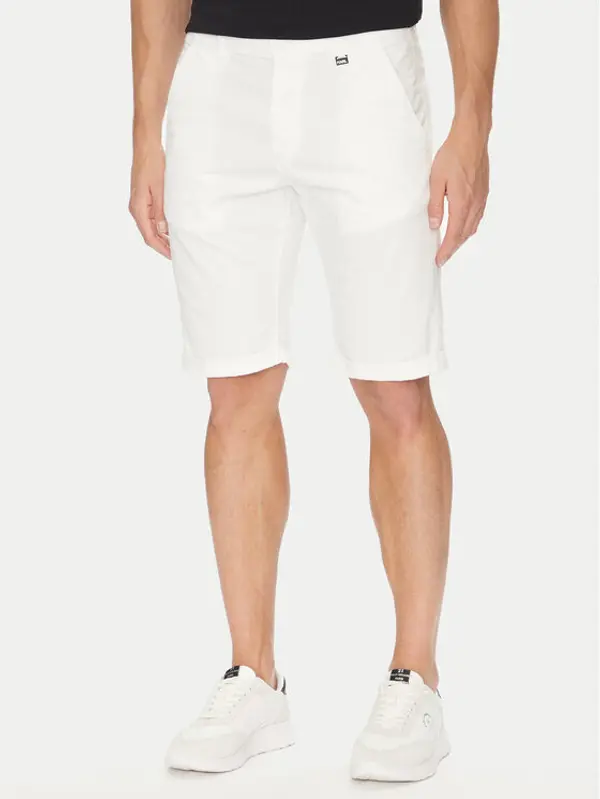 Karl Lagerfeld KARL LAGERFELD Kratke hlače 265812 552829 Bijela Regular Fit