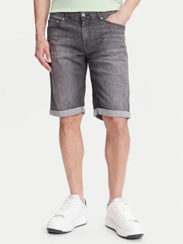 Karl Lagerfeld KARL LAGERFELD Kratke traperice 265820 552833 Crna Regular Fit