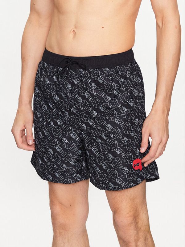 KARL LAGERFELD KARL LAGERFELD Kupaće gaće i hlače 230M2212 Crna Regular Fit