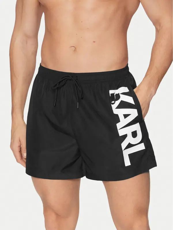 Karl Lagerfeld KARL LAGERFELD Kupaće gaće i hlače A1M46013 Crna Regular Fit