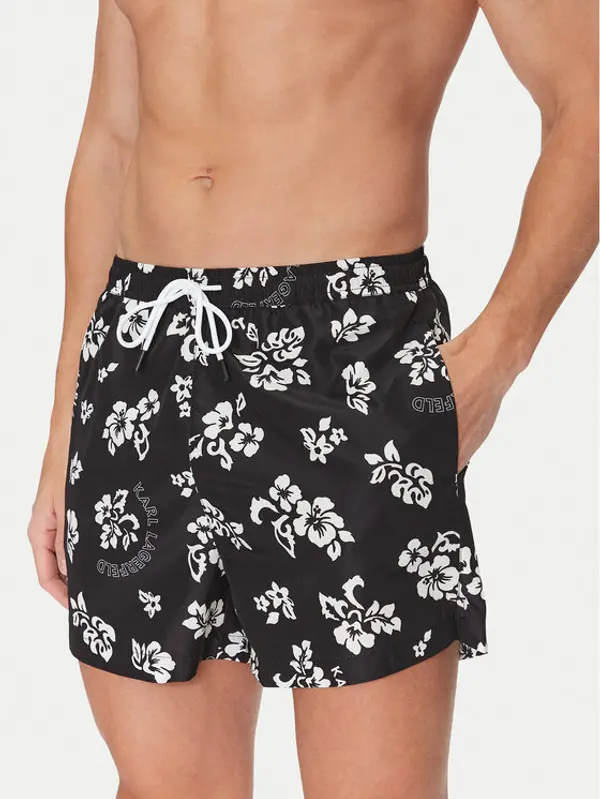 Karl Lagerfeld KARL LAGERFELD Kupaće gaće i hlače A2M46035 Crna Regular Fit
