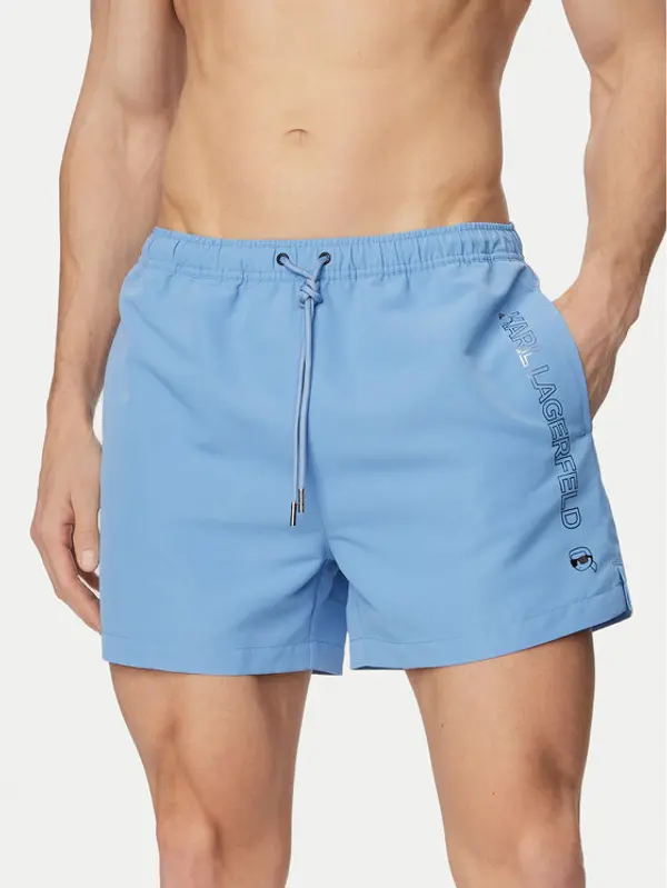 Karl Lagerfeld KARL LAGERFELD Kupaće gaće i hlače B1M46001 Plava Regular Fit