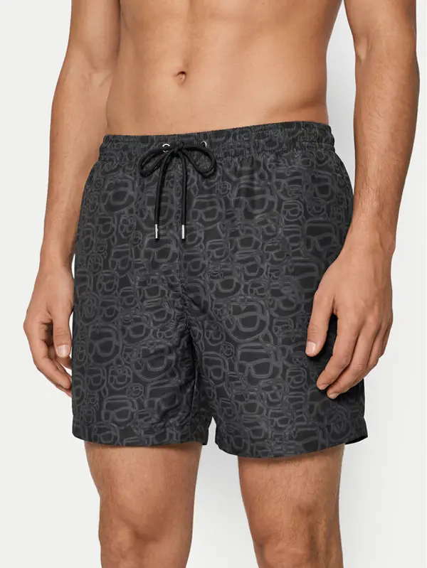 Karl Lagerfeld KARL LAGERFELD Kupaće gaće i hlače B3M46003 Crna Regular Fit