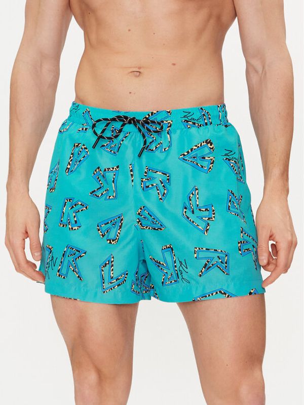 KARL LAGERFELD KARL LAGERFELD Kupaće hlače 241M2212 Plava Regular Fit