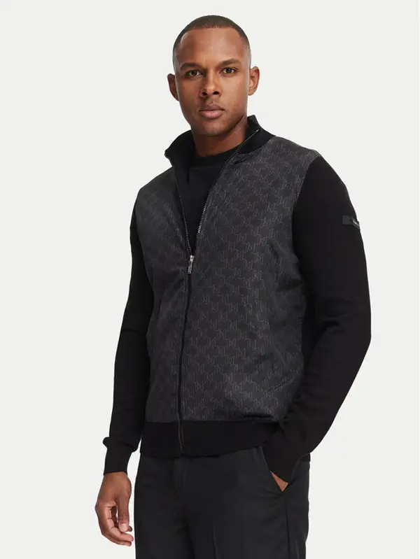 Karl Lagerfeld KARL LAGERFELD Majica dugih rukava 655014 561303 Crna Regular Fit