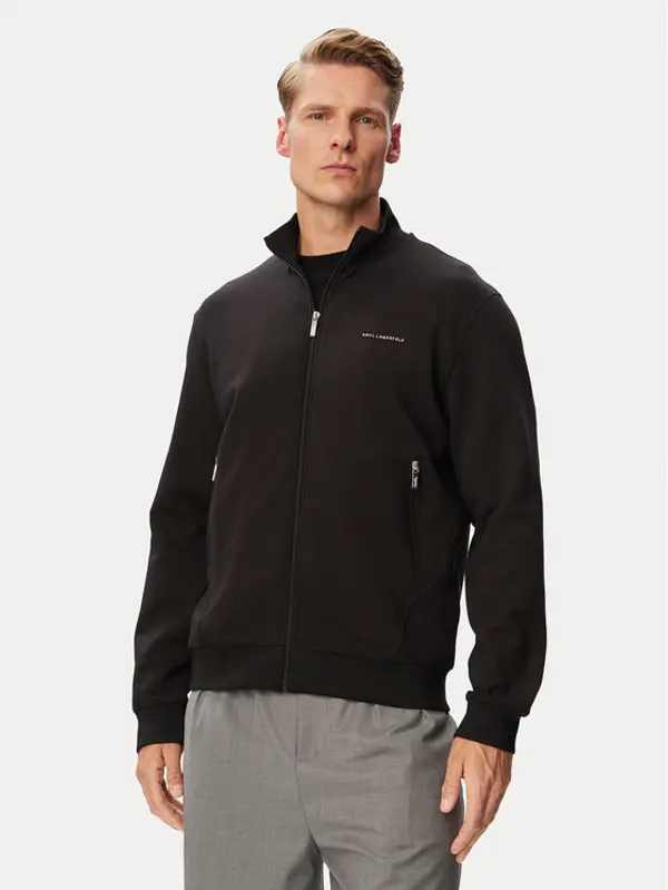 Karl Lagerfeld KARL LAGERFELD Majica dugih rukava 705006 563902 Crna Regular Fit
