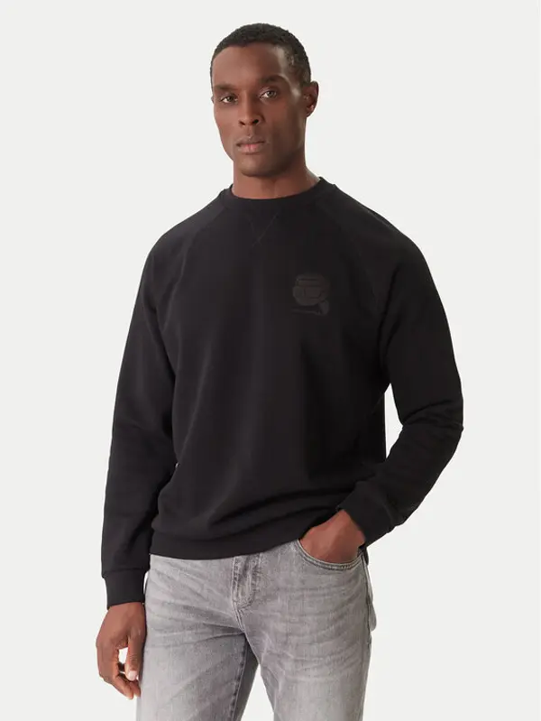 Karl Lagerfeld KARL LAGERFELD Majica dugih rukava 705010 554910 Crna Regular Fit