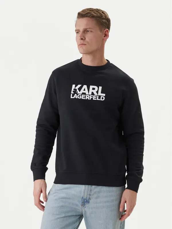 Karl Lagerfeld KARL LAGERFELD Majica dugih rukava 705780 562917 Tamnoplava Regular Fit