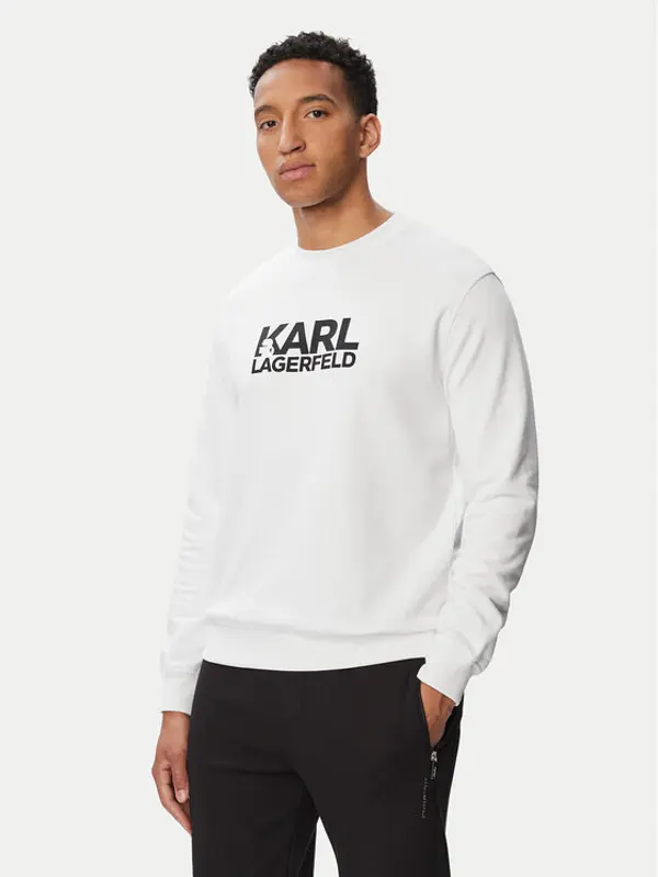 Karl Lagerfeld KARL LAGERFELD Majica dugih rukava 705780 563917 Bijela Regular Fit