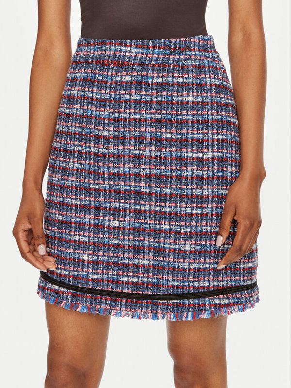 KARL LAGERFELD KARL LAGERFELD Mini suknja 245W1202 Plava Regular Fit