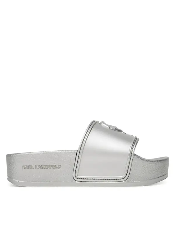 Karl Lagerfeld KARL LAGERFELD Natikače Kondo Maxi KL80819M Srebrna