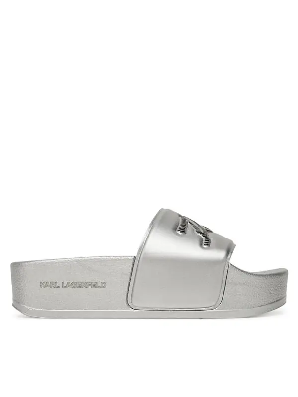 Karl Lagerfeld KARL LAGERFELD Natikače Kondo Maxi KL80872 Srebrna