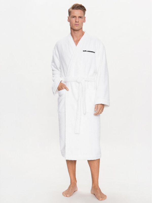 KARL LAGERFELD KARL LAGERFELD Ogrtač Ikonik 230M2185 Bijela