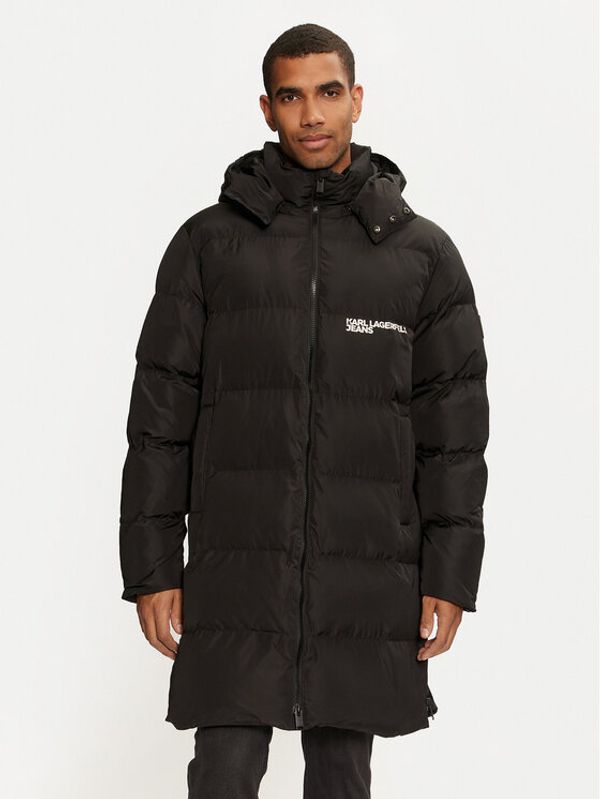 KARL LAGERFELD KARL LAGERFELD Pernata jakna 246D1510 Crna Regular Fit