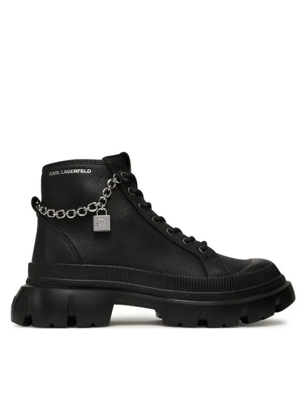 Karl Lagerfeld KARL LAGERFELD Planinarske cipele Trekka Max Lock KL43542 Crna