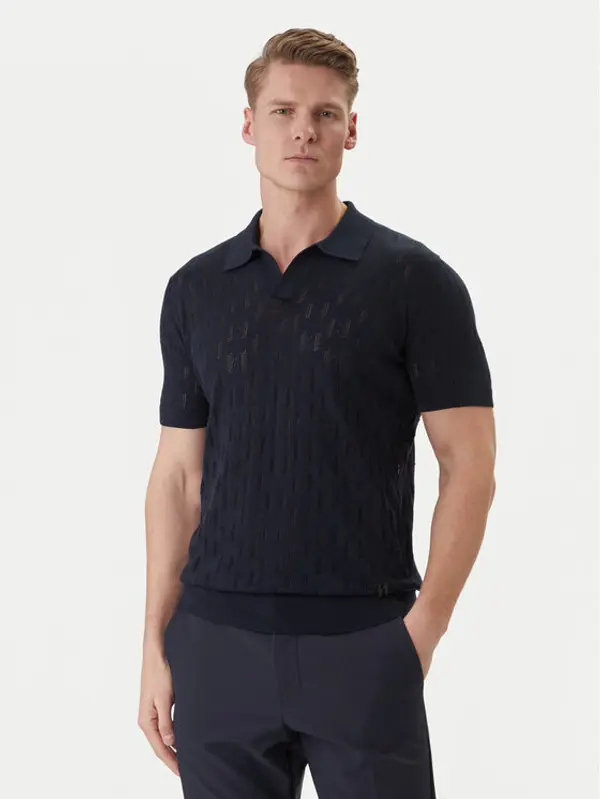 Karl Lagerfeld KARL LAGERFELD Polo 655005 562301 Tamnoplava Slim Fit