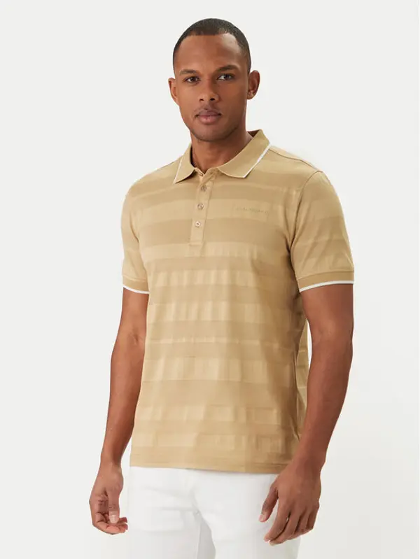 Karl Lagerfeld KARL LAGERFELD Polo 745006 562201 Bež Regular Fit