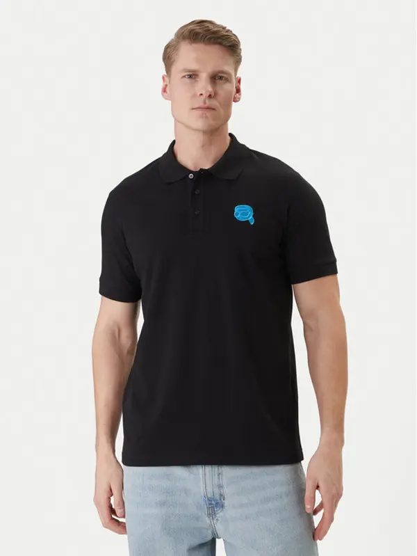 Karl Lagerfeld KARL LAGERFELD Polo 745015 562231 Crna Regular Fit