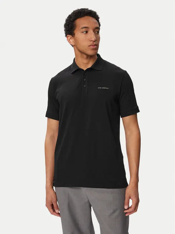 Karl Lagerfeld KARL LAGERFELD Polo 745015 563235 Crna Regular Fit