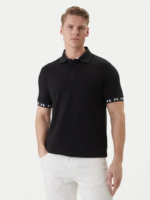 Karl Lagerfeld KARL LAGERFELD Polo 745020 562221 Crna Regular Fit