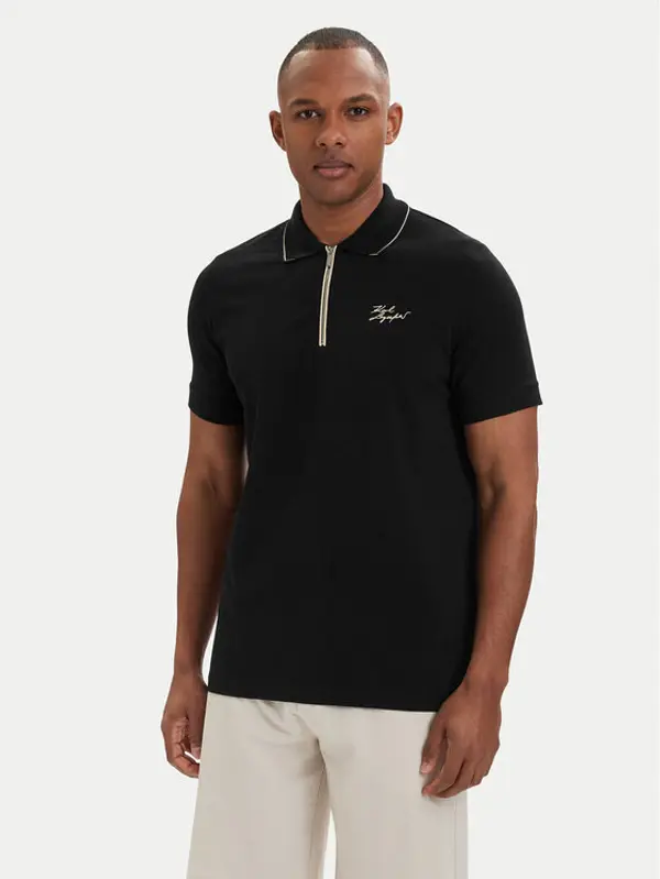 Karl Lagerfeld KARL LAGERFELD Polo 745021 562221 Crna Regular Fit