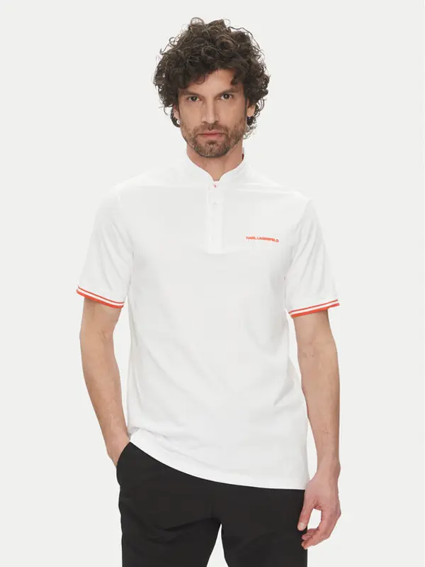 Karl Lagerfeld KARL LAGERFELD Polo 745022 552232 Bijela Regular Fit
