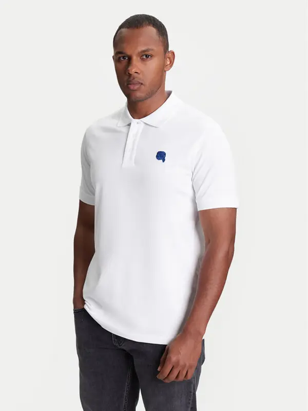 Karl Lagerfeld KARL LAGERFELD Polo 745022 553231 Bijela Regular Fit