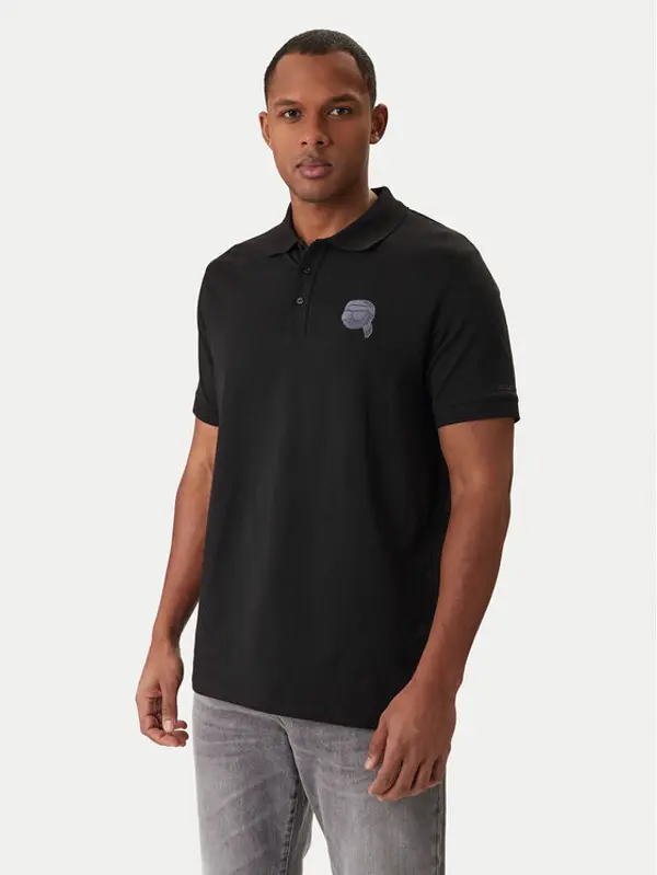 Karl Lagerfeld KARL LAGERFELD Polo 745022 561235 Crna Regular Fit
