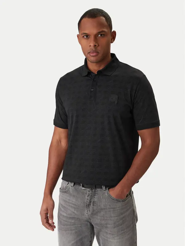 Karl Lagerfeld KARL LAGERFELD Polo 745071 561251 Crna Regular Fit
