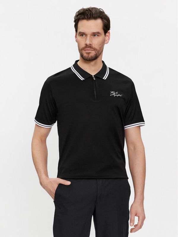 KARL LAGERFELD KARL LAGERFELD Polo 745080 541200 Crna Regular Fit