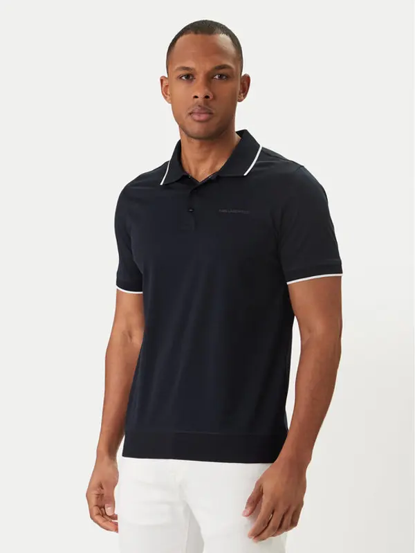 Karl Lagerfeld KARL LAGERFELD Polo 745080 562200 Tamnoplava Regular Fit