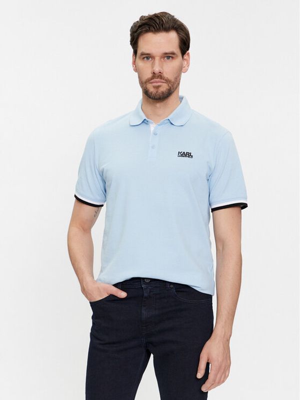 KARL LAGERFELD KARL LAGERFELD Polo 745403 541233 Svijetloplava Regular Fit