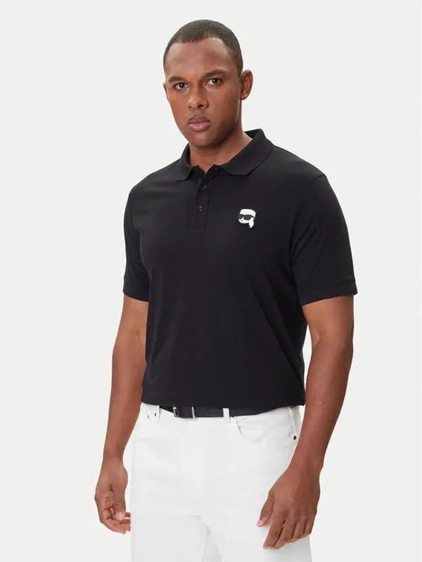Karl Lagerfeld KARL LAGERFELD Polo 745710 500224 Crna Regular Fit