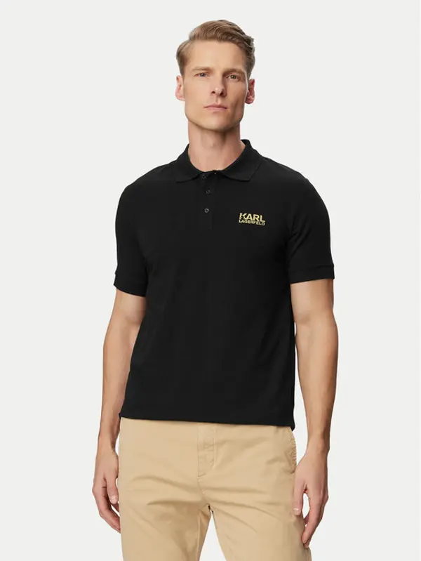 Karl Lagerfeld KARL LAGERFELD Polo 745780 500235 Bež Regular Fit